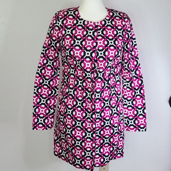 Laundry by shelli segal mid mod long coat sz.2 - Picture 1 of 8